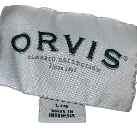 Orvis Sherpa Lined 1/4 Zip Long Sleeve Brown Pullover Sweater Sweatshirt sz L - Picture 16 of 16